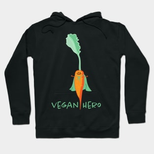 Vegan hero as a carrot Hoodie